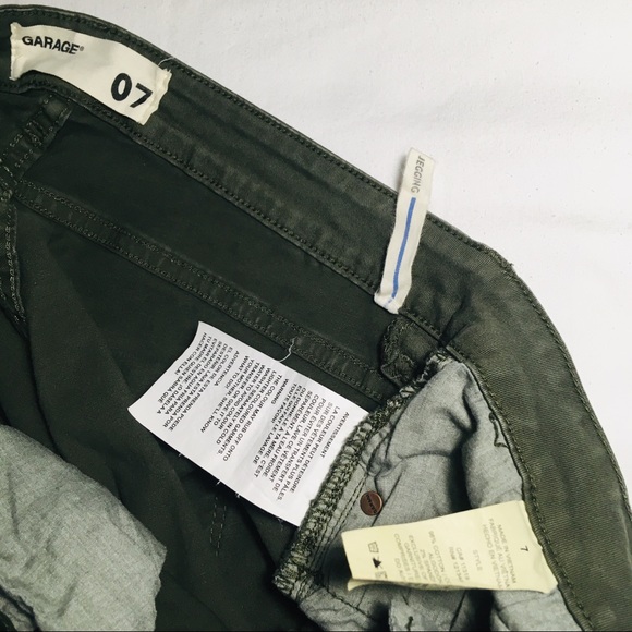 GARAGE ARMY GREEN JEANS - Picture 3 of 5